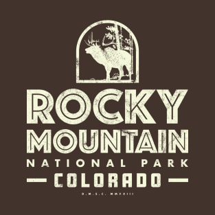 Rocky Mountain National Park - Deer (Tan) T-Shirt