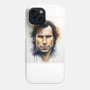 digital sketch with John Travolta Phone Case