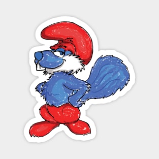 Blueberry Dadah Squrrel Magnet