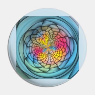 Multicolor Abstract Pin