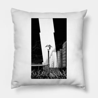 asc 851_Les ailes brisées (Unbridled mob) Pillow