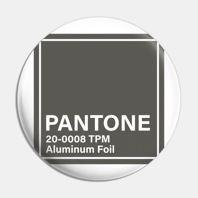 pantone 20-0008 TPM Aluminum Foil Pin by princessmi-com