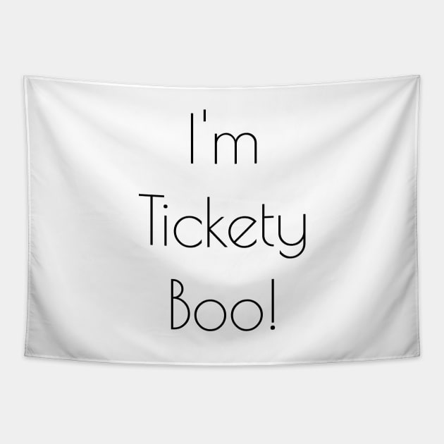 Art Deco Tickety Boo Tapestry by Michelle Le Grand