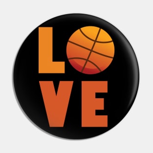 Girls basketball love t shirt for women teens tweens Pin