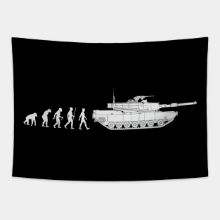 Humorous design Evolution and the M1 Abrams tank Tapestry