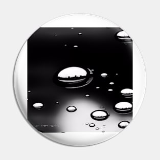 Austin Rain - Black and White Pin