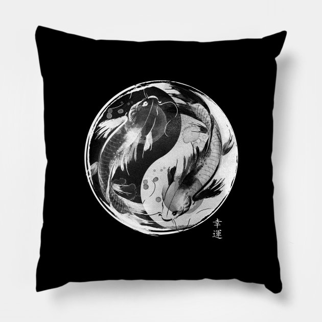 Fortune of Koi Pillow by StevenToang