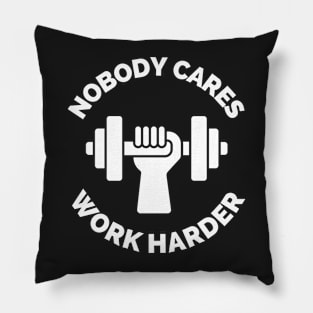 No Excuses Just Results Running Cross Country Fitness Gym Sport Motivation Inspirational Quote Pillow