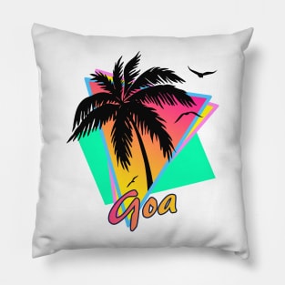 Goa Cool 80s Sunset Pillow