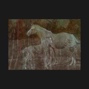 2 Horses T-Shirt