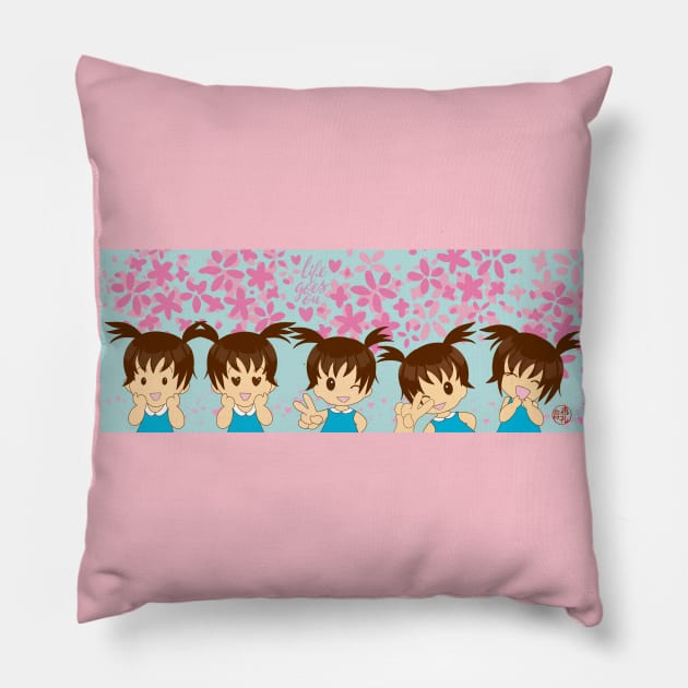 Thinking of you Pillow by EV Visuals