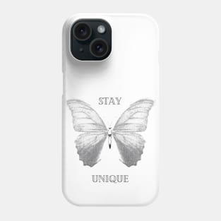 Stay Unique Butterfly Phone Case