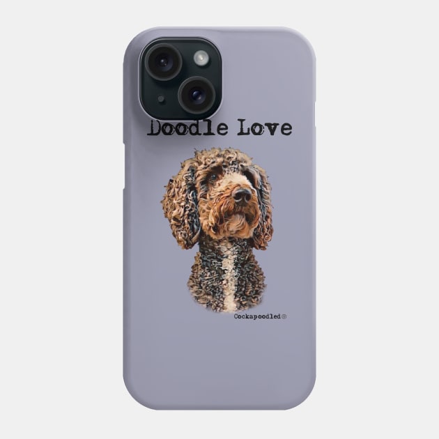 Doodle Dog Love Phone Case by WoofnDoodle 