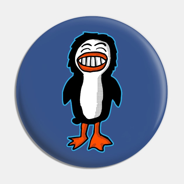 Grinning Penguin Pin by Eric03091978