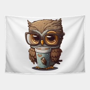 Nerdy Owl Tapestry