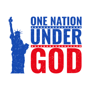 USA Nation Under God Design T-Shirt