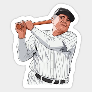 Babe Ruth - New York Yankee Home Kit Sticker for Sale by On Target Sports