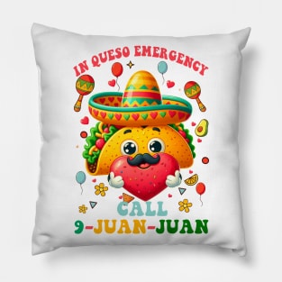 Funny Cinco De Mayo Paramedic In Queso Emergency 911 Dispatcher Pillow