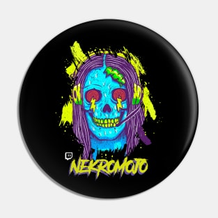 NekroMojo Logo Pin