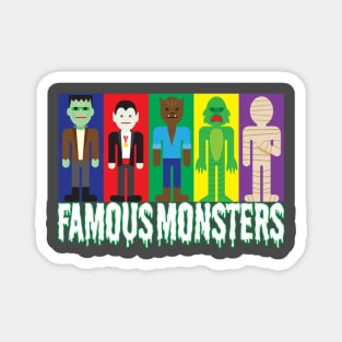 Famous Monsters Magnet