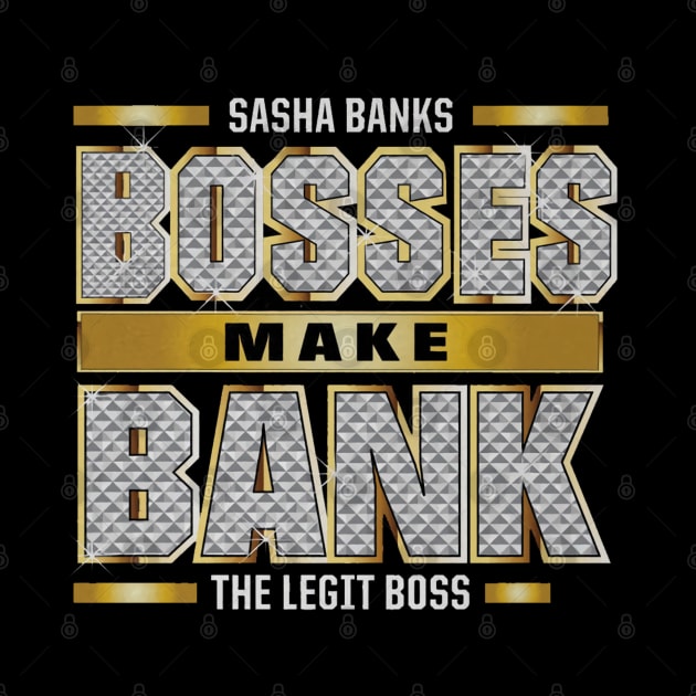 Sasha Banks Bosses Make Bank by MunMun_Design