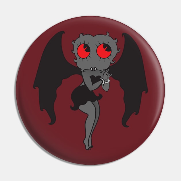 Betty Mothman Pin by MondoDellamorto