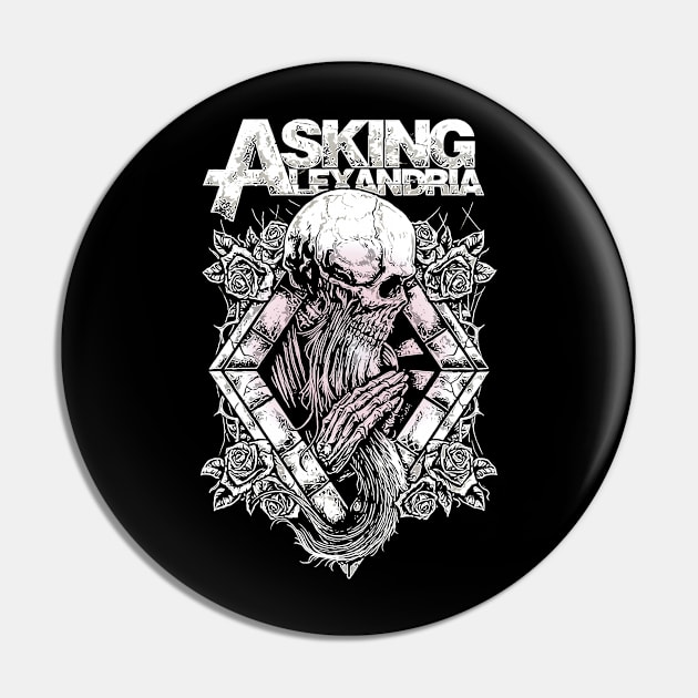 Asking Rock Band Design Pin by StoneSoccer