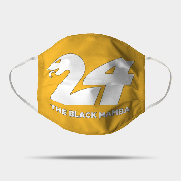 Black Mamba 24 Outline Kobe Bryant Mask Teepublic