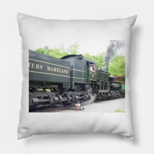 Shay Engine # 6 - Cass, WV Pillow