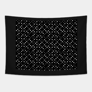 Black White Polka Dots Cute Pattern Tapestry