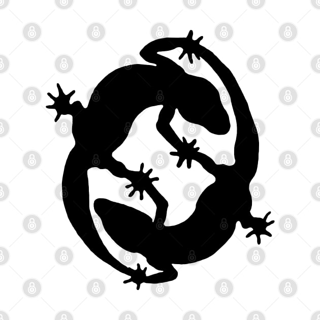 Geckos together by Zodiart