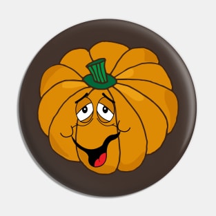Funny Drunk Halloween Pumpkin Pin