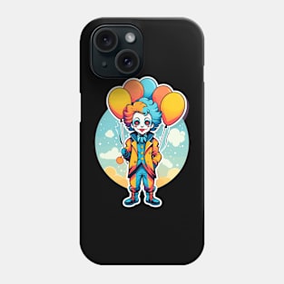 Clown Halloween Illustration Phone Case