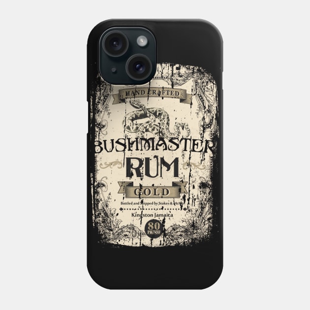 Bushmaster Rum distress (design 1 of 2) Phone Case by woodsman