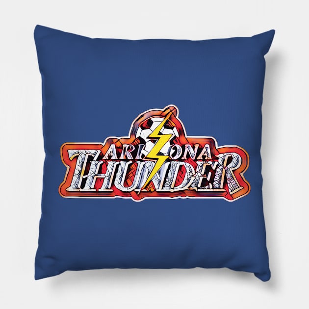 Arizona Thunder Soccer Pillow by Kitta’s Shop