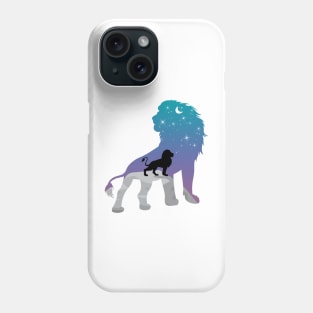 Lion in the jungle Phone Case