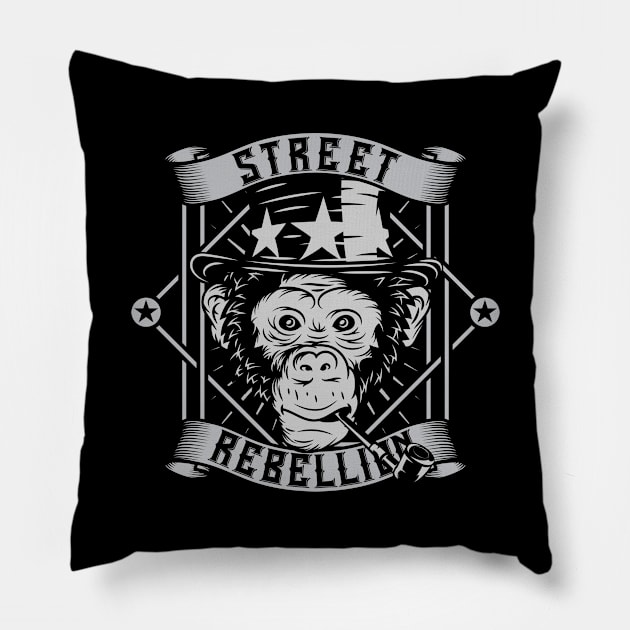 Street Rebellion Pillow by BrillianD