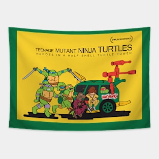 TMNT Sunshine Parody Tapestry