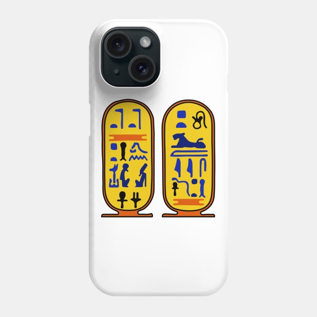 Hieroglyphs of the Pharao Phone Case by Creative Art Store