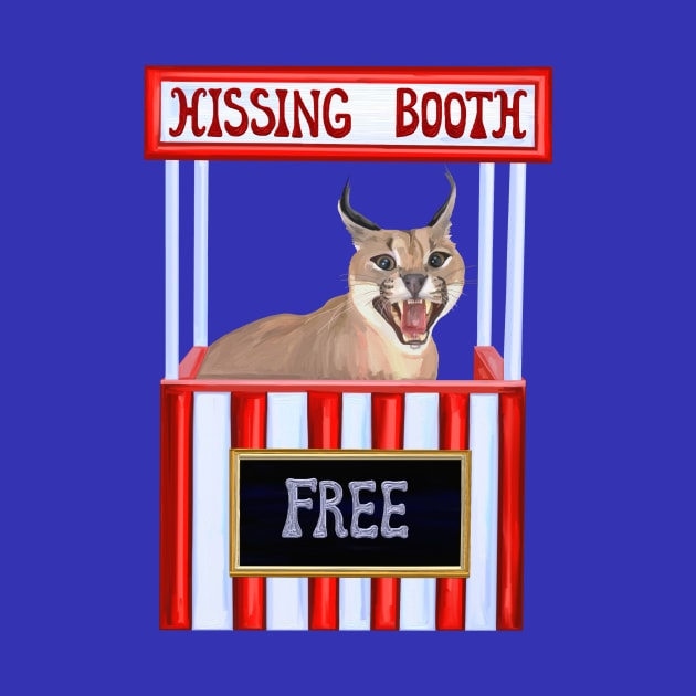 Caracal Hissing Booth Free Hisses by Art by Deborah Camp