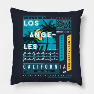 Los Angeles paradise Pillow