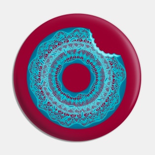 Mandala Donut Pin