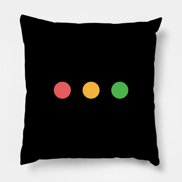 TRIPLE BUTTON Pillow by encip