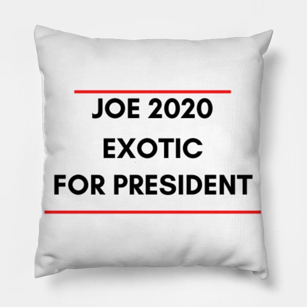 Joe Exotic 2020 Pillow by Rebelion