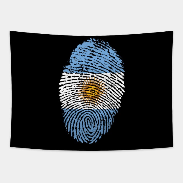 argentina flag Tapestry by NerdsbyLeo