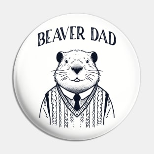 Beaver Dad Pin