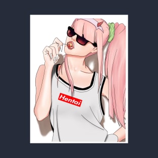 ZeroTwo Hentai Hype T-Shirt