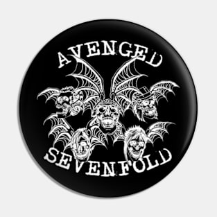 Skull avenged 8 Pin