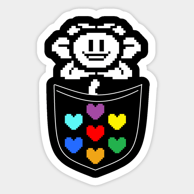 Flowey Sticker by Poulpimoune