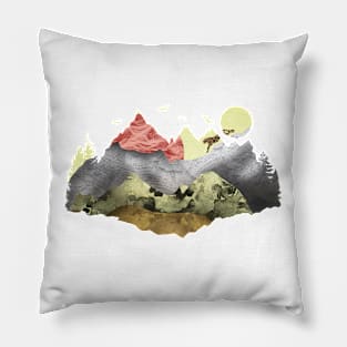 Jaguar in the Mountains by Sunset Pillow